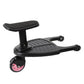 Stroller Board with 360 Degree Swivel Wheel and Textured Standing Surface