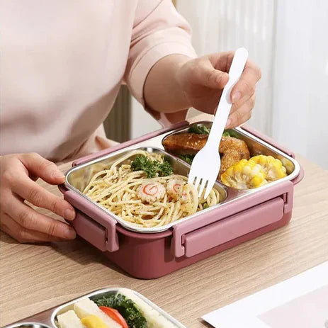 Insulated Food Container with Double-Walled Vacuum for Long-Lasting Heat Retention