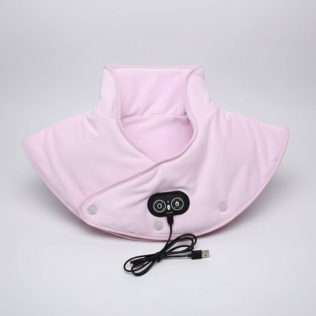 Neck Shoulder Heating Pad Vibration Massage - LICHTZOONE