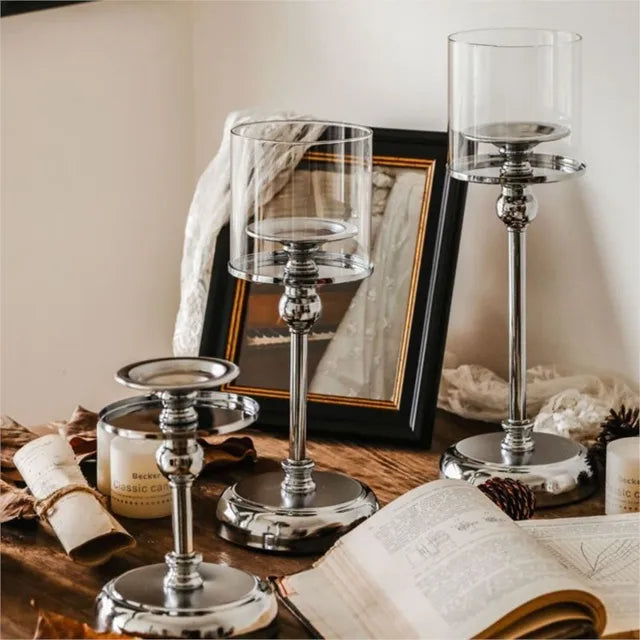 Nordic Candle Holder, Elegant Decorative Design for Home and Restaurant