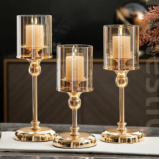 Nordic Candle Holder, Elegant Decorative Design for Home and Restaurant