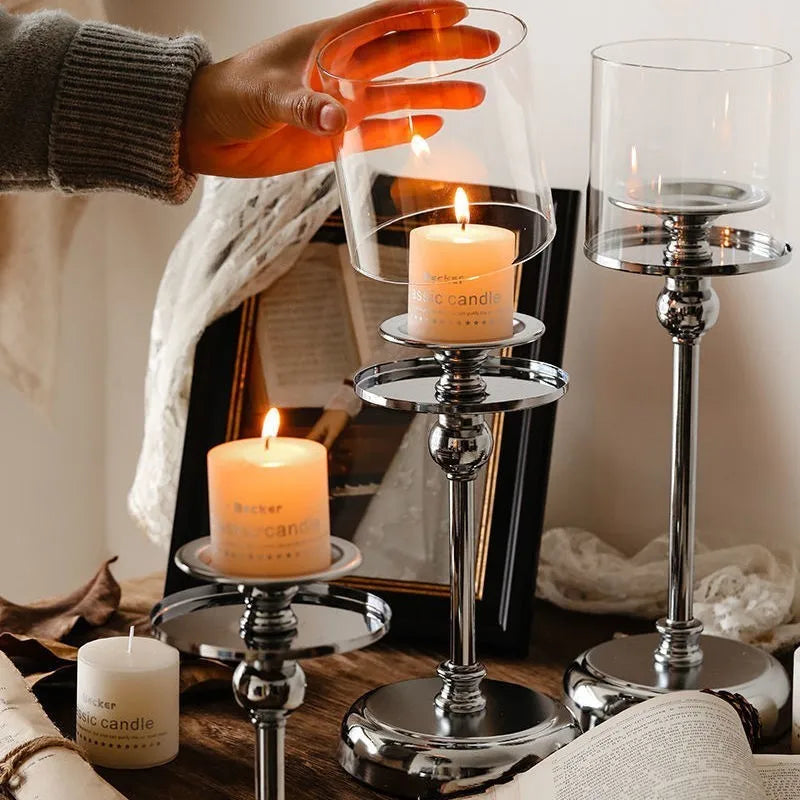 Nordic Candle Holder, Elegant Decorative Design for Home and Restaurant