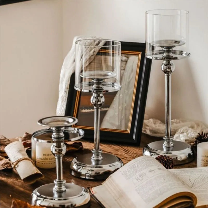 Nordic Candle Holder, Elegant Decorative Design for Home and Restaurant