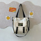 Convertible Shoulder Bag with Adjustable Strap and Multiple Interior Compartments