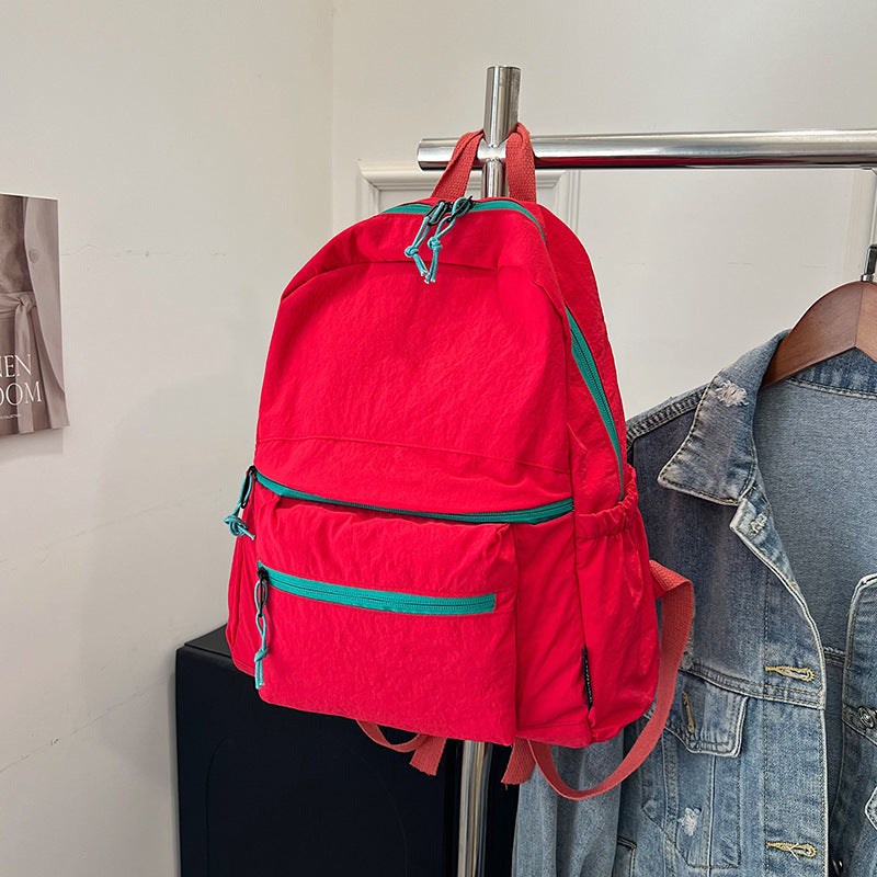 Hiking Backpack with Water Resistant Fabric and Padded Straps, Multiple Compartments