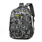 Camouflage Backpack with Padded Laptop Sleeve and Water Bottle Pockets, Multiple Compartments