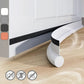 Foam Door Sweep with Rigid Channel and Adhesive Backing for Home Doors