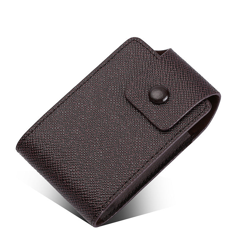 Wallet with RFID Blocking Technology and ID Window, Snap Closure