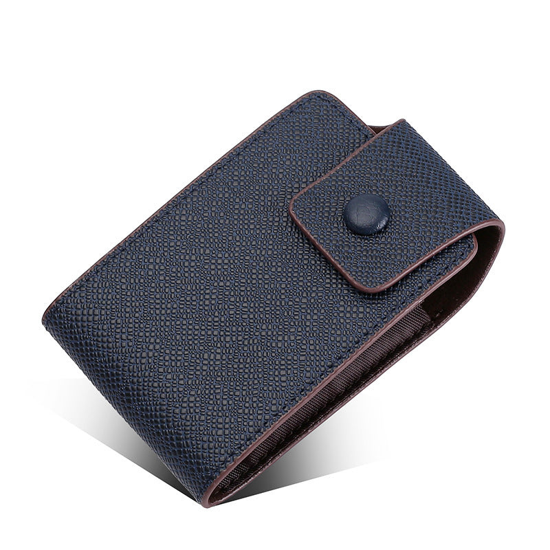 Wallet with RFID Blocking Technology and ID Window, Snap Closure