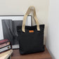 Canvas Tote Bag with Reinforced Shoulder Straps and Spacious Compartment