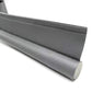 Foam Door Sweep with Rigid Channel and Adhesive Backing for Home Doors