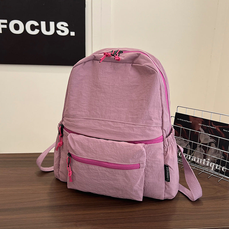 Hiking Backpack with Water Resistant Fabric and Padded Straps, Multiple Compartments