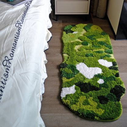 Heart Shaped Area Rug with Plush Fibers and Non-Slip Backing, Machine Washable