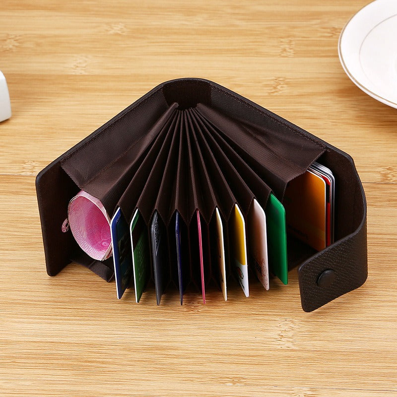 Wallet with RFID Blocking Technology and ID Window, Snap Closure