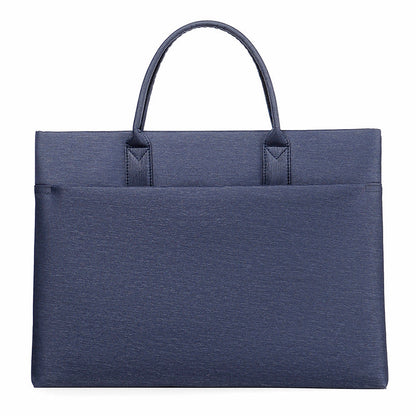 Document Tote Bag with Dual Handles and Structured Compartment