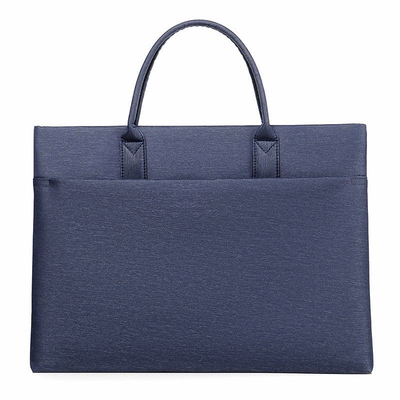Document Tote Bag with Dual Handles and Structured Compartment