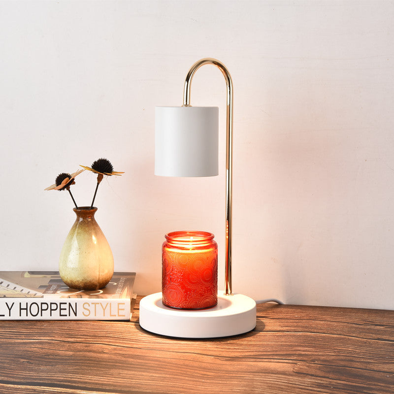 Curved Arch Table Lamp with Metal Construction, Focused Reading Light
