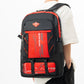 Multi-Compartment Backpack with Reflective Accents and Breathable Back Panel