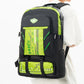 Multi-Compartment Backpack with Reflective Accents and Breathable Back Panel