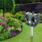 sjbackyard Solar Ultrasonic Animal Repeller for Gardens