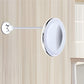 10X Magnifying Mirror with LED Edge Lighting and Adjustable Suction Base