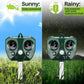 sjbackyard Solar Ultrasonic Animal Repeller for Gardens