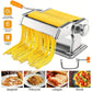 Manual Pasta Maker with 7 Thickness Settings and Dual Width Cutter