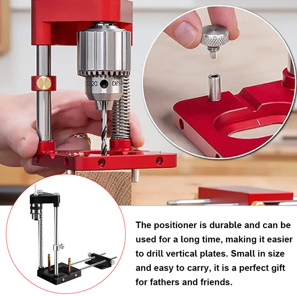 Adjustable Drilling Locator for Woodworking with 2-Inch Capacity and 90-Degree Alignment
