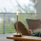 Portable Table Lamp with Romantic Candlelight Glow