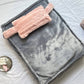 Plush Pet Bed with Raised Border and Matching Pillow, Machine Washable