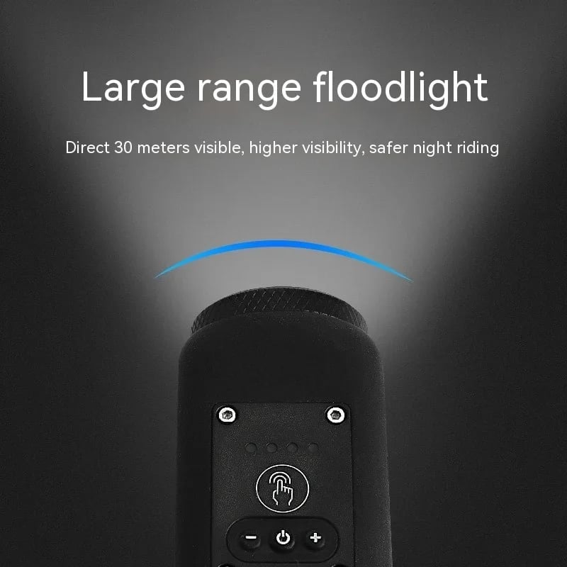 Bicycle Light and Horn with 110dB Alert and Remote Control