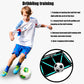 Soccer Training Mat with Numbered Grid and Elastic Cord for Footwork Drills