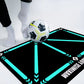 Soccer Training Mat with Numbered Grid and Elastic Cord for Footwork Drills