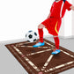 Soccer Training Mat with Numbered Grid and Elastic Cord for Footwork Drills