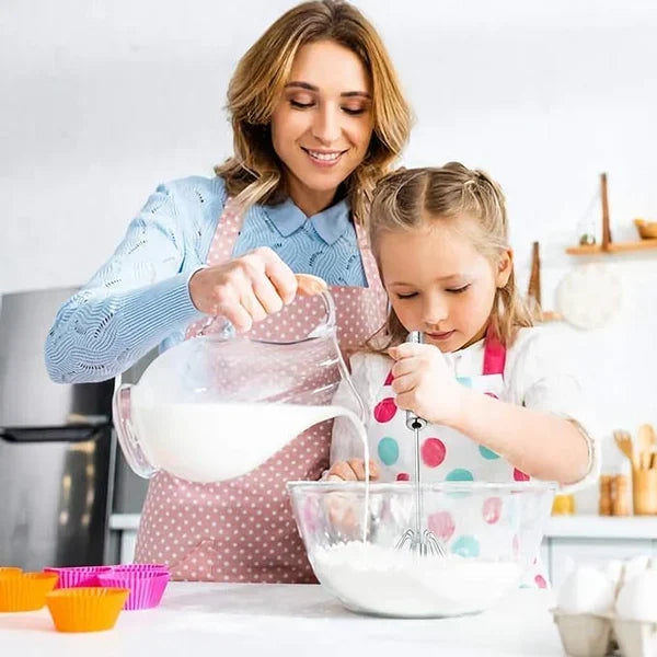 Automatic Whisk with Three Speed Settings and Hands Free Stirring for Pots