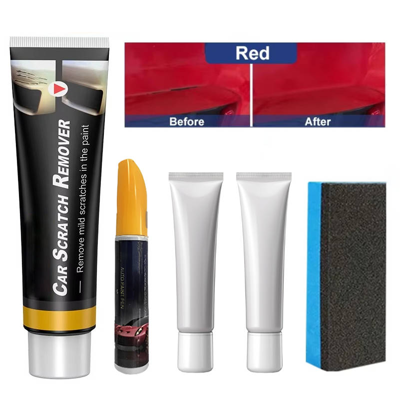 Scratch Repair Kit with Color-Blending Cream and Ergonomic Applicator, High Gloss Finish