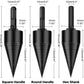 Wood Splitting Drill Bit with High Carbon Steel and Three Handle Options
