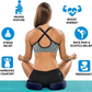 Seat Cushion with Gel Layer and Memory Foam, Coccyx Cutout Design