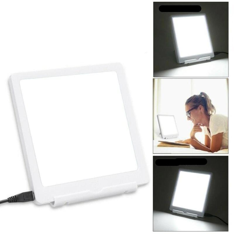 Light Therapy Lamp with Adjustable Stand and Dual Brightness Modes, 60 LED Bulbs
