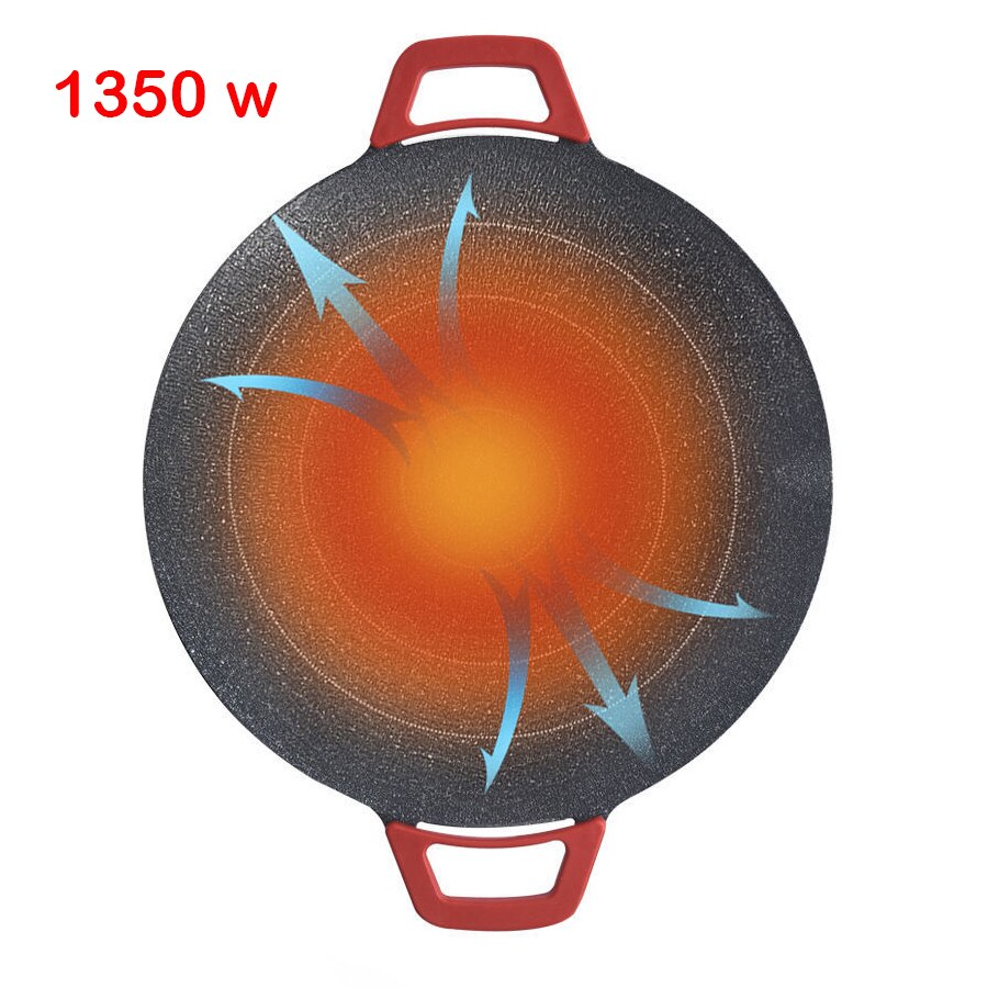 Smokeless Non-stick Plate Electric Grill - Image 4