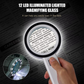 SjBackyard Handheld 30X Optical Magnifying Glass with LED Lights for Reading