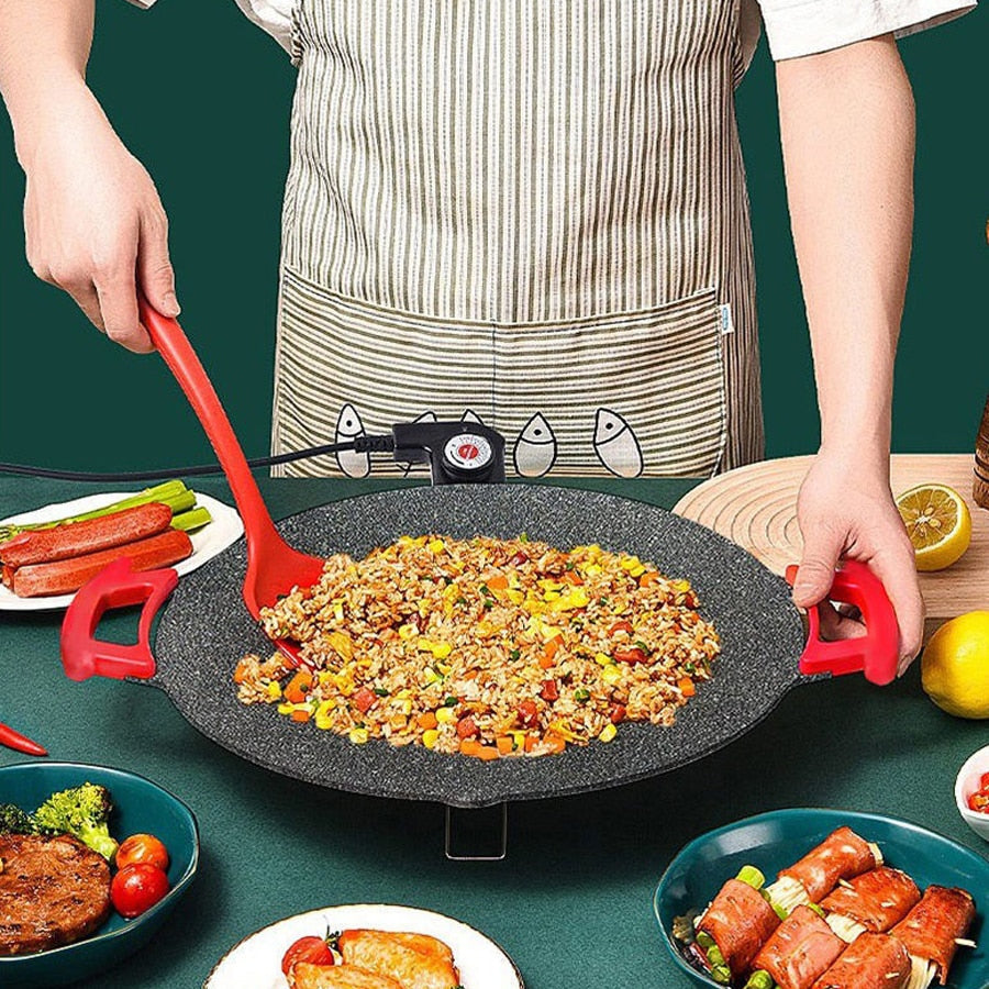 Smokeless Non-stick Plate Electric Grill - Image 0