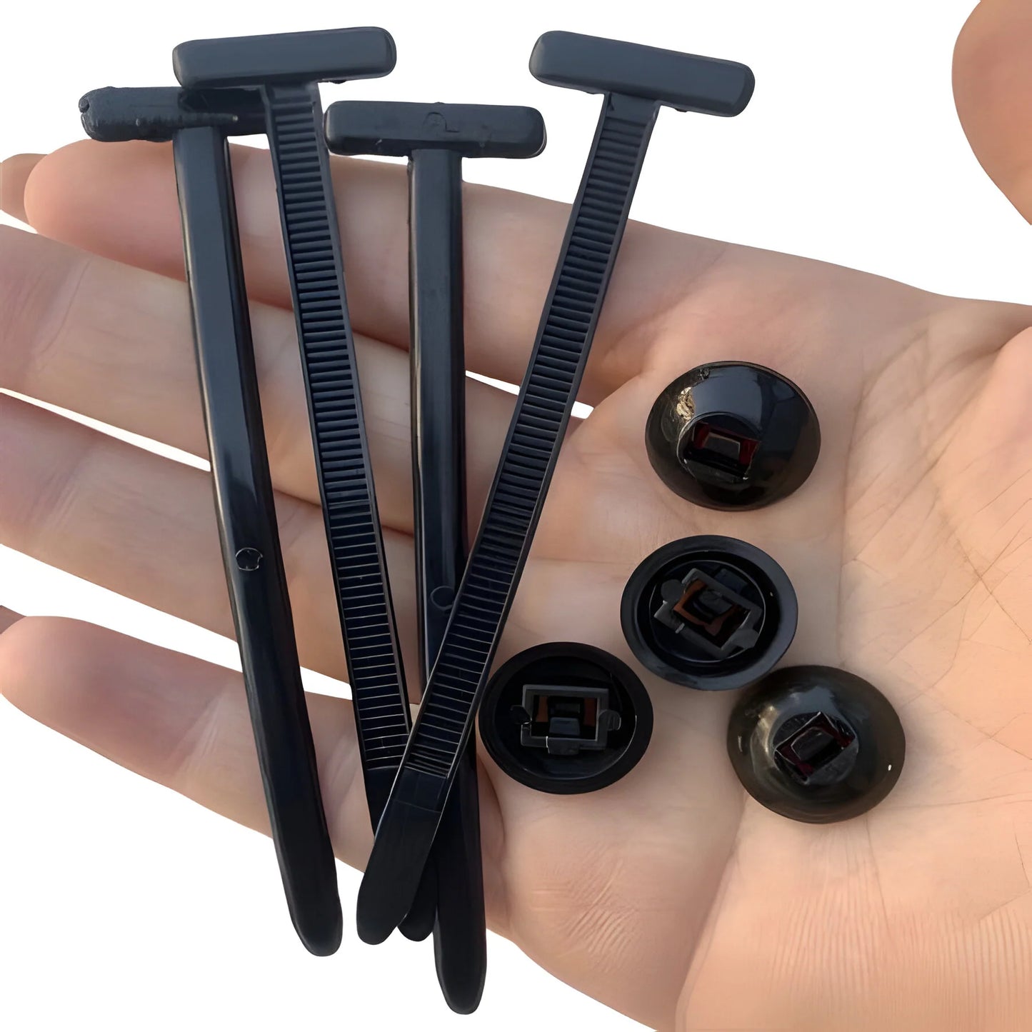 Premium Nylon Cable Ties 50 Pack Heavy Duty Self Locking Universal Zip Ties