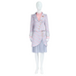 Fantasy Character Cosplay Dress with Fitted Bodice and Layered Skirt, Sparkling Accents