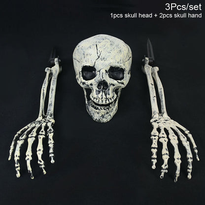 Realistic Zombie Skeleton Garden Halloween Decor - Image 6