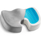 Seat Cushion with Gel Layer and Memory Foam, Coccyx Cutout Design
