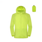 Outdoor Jacket with Adjustable Hood and Water Repellent Fabric for Men and Women