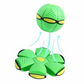 Dual Shape Flying Ball That Transforms from Disc to Sphere on Impact