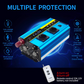 Pure Sine Wave Power Inverter 4000W with Dual Voltage Input and Switchable AC Output