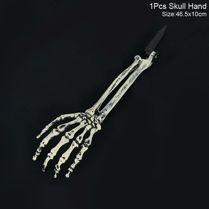 Realistic Zombie Skeleton Garden Halloween Decor - Image 8